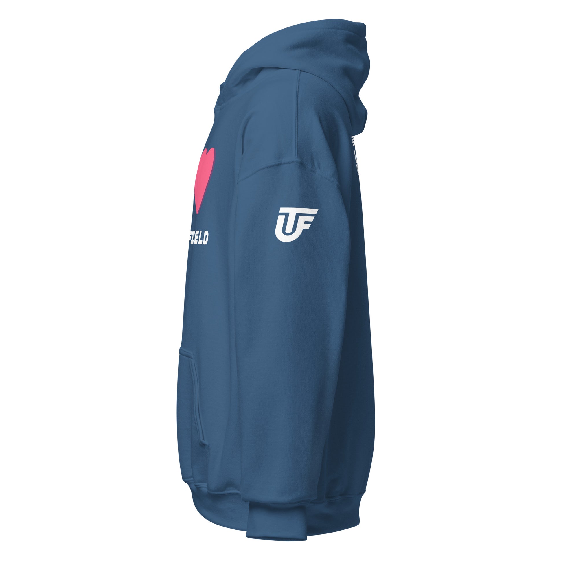 I LOVE Track & Field - Hoodie INDIGO BLUE - URBAN T&F